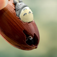 Big totoro with acorn keychain