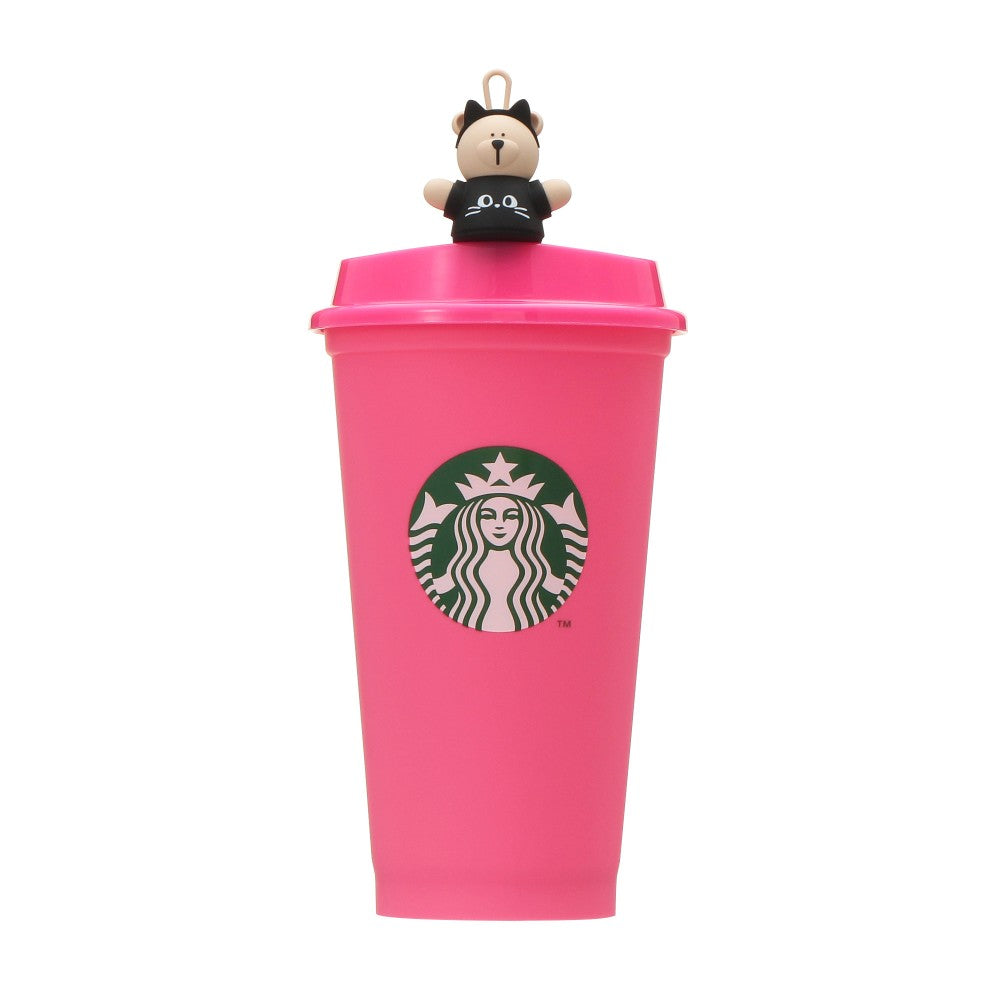 Halloween 2023 color changing reusable cup 473ml and bearista cap