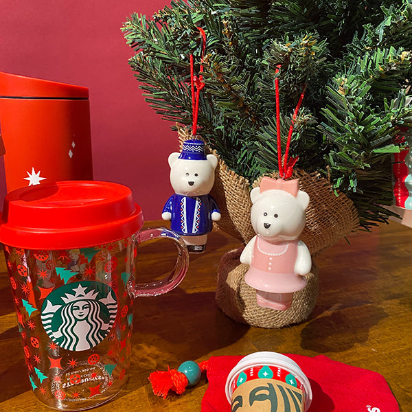 Starbucks Japan 2022 holiday release ornaments set shops