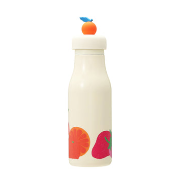 Stainless logo bottle colorful fruits 473ml