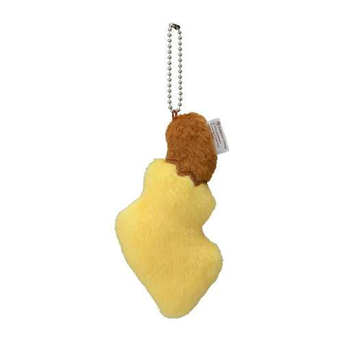 Eevee & Pikachu tail plushie keychain