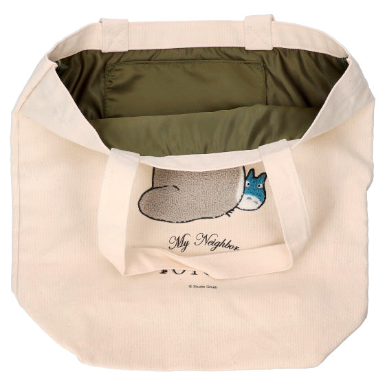 My neighbor totoro embroidery tote bag