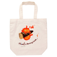 Howl's moving castle embroidery tote bag