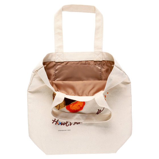 Howl's moving castle embroidery tote bag