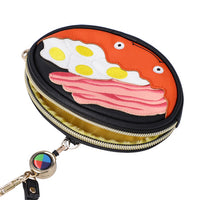 Howl's moving castle coin purse with retractable strap