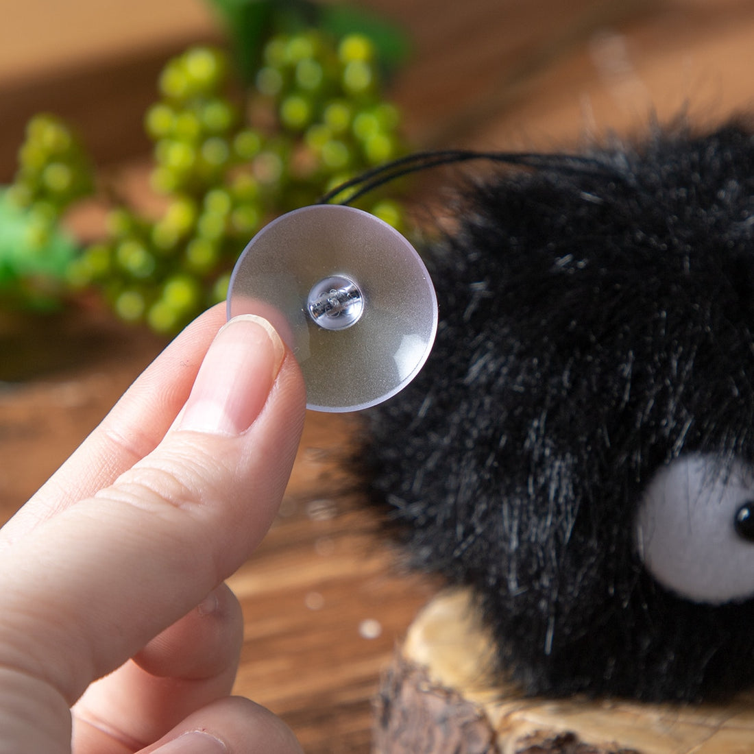 My neighbor totoro Kurosuke strap with suction cup