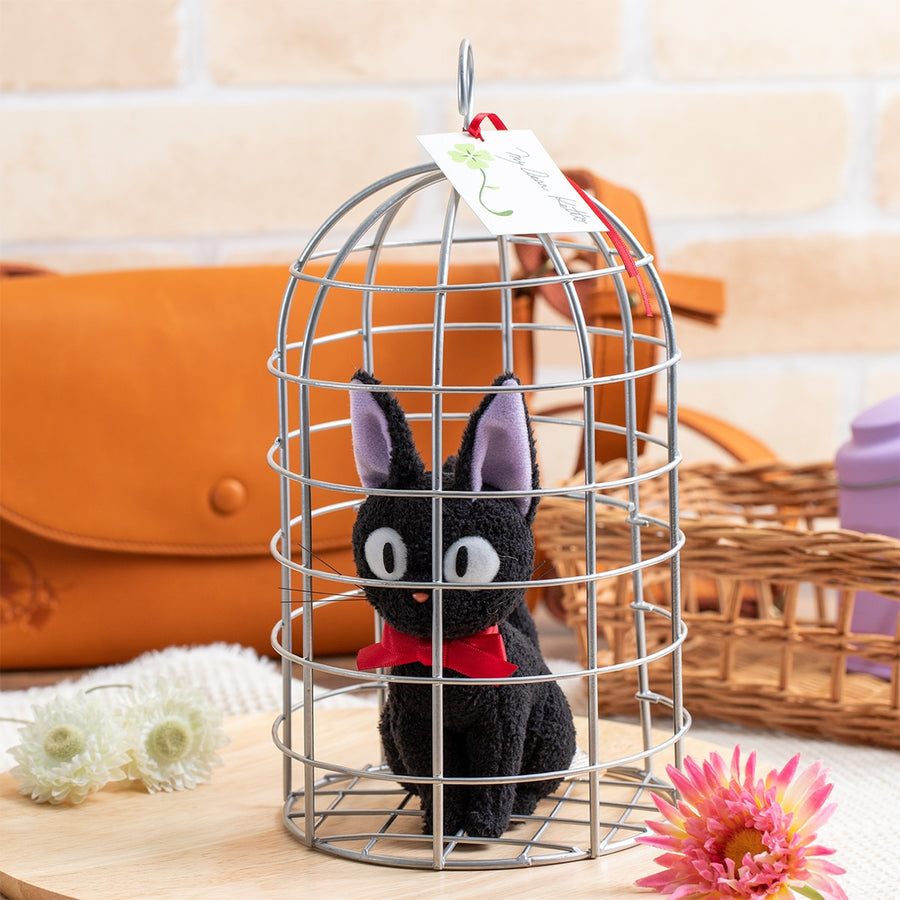 Kiki's delivery service Jiji plush in the cage