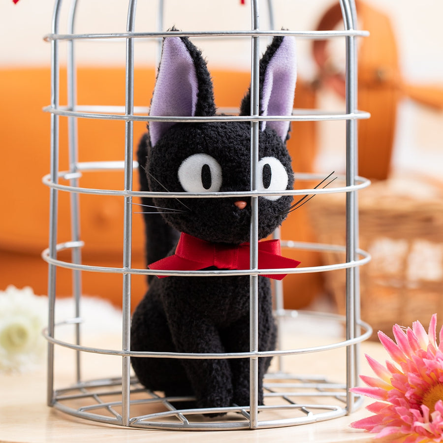 Kiki's delivery service Jiji plush in the cage