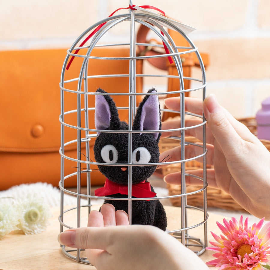 Kiki's delivery service Jiji plush in the cage