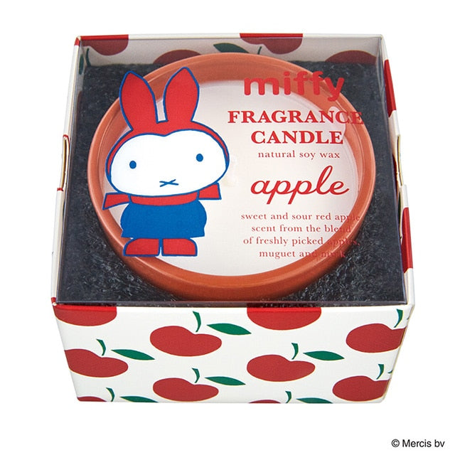 miffy fragrance candle apple scent
