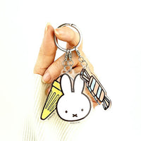 miffy acrylic keychain