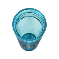 Water in tumbler blue glitter 473ml