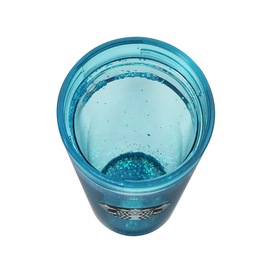 Water in tumbler blue glitter 473ml