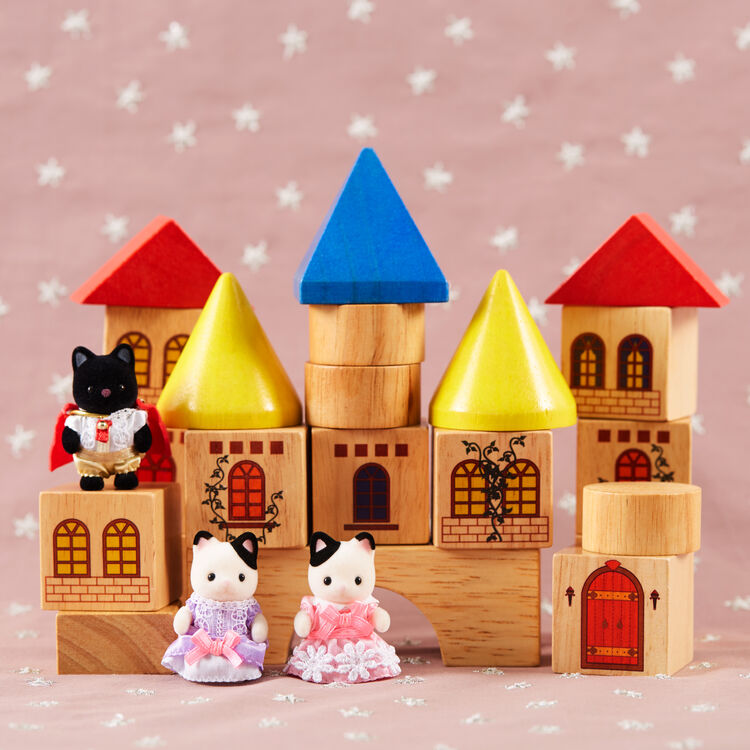 Sylvanian Families baby trio prince & princess