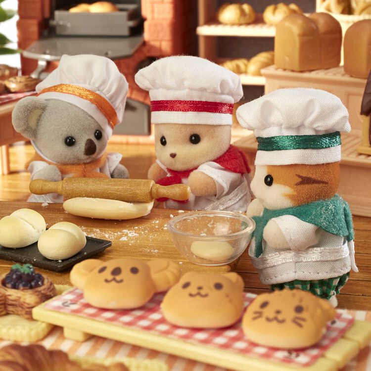 Sylvanian Families baby trio bakery