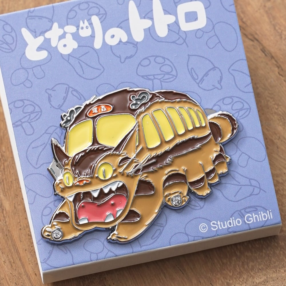  Cat Bus metal pin My neighbor Totoro