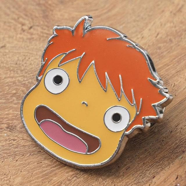 Studio Ghibli face pin