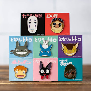 Studio Ghibli face pin