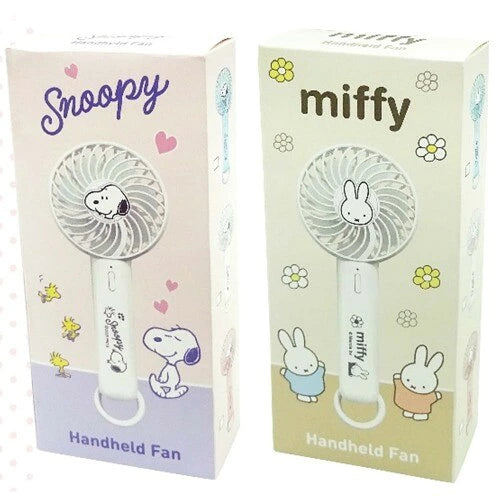 miffy & snoopy handheld fan