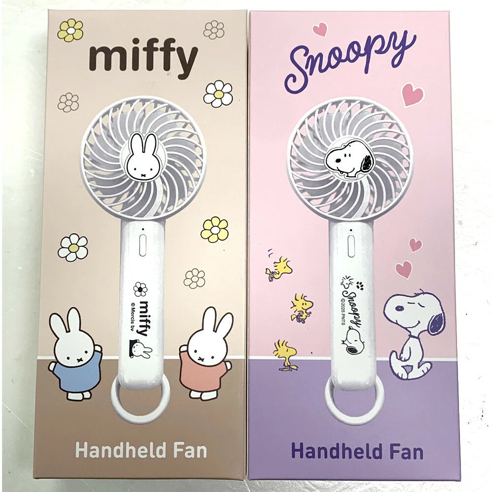 miffy & snoopy handheld fan