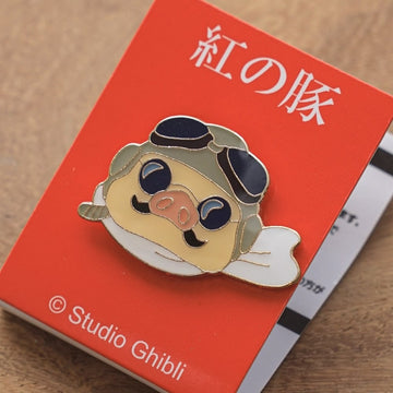 Porco Rosso face pin