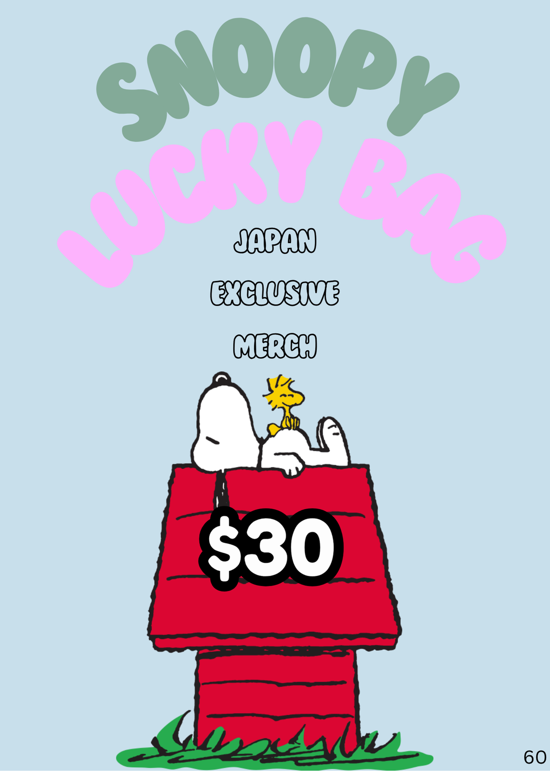 Snoopy lucky bag