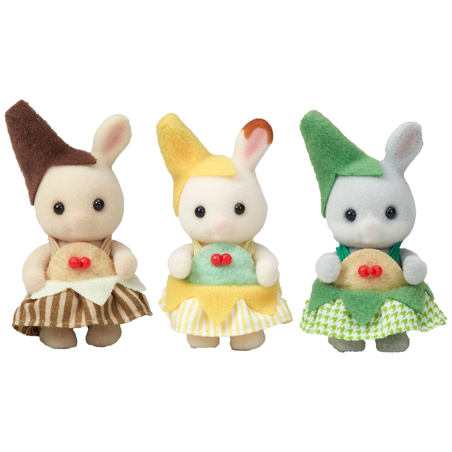 Sylvanian families baby trio banana