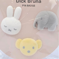 miffy face pin set