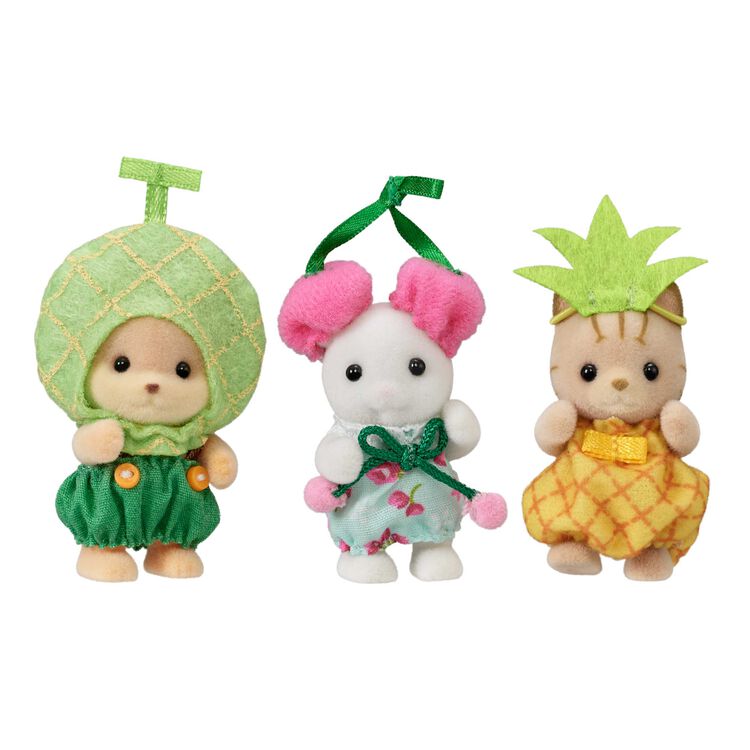 Sylvanian families baby trio fruits