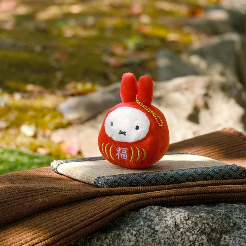 miffy daruma mascot keychain