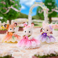 Sylvanian families baby trio flower dress