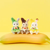 Sylvanian families baby trio banana