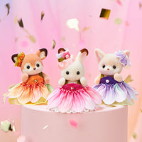 Sylvanian families baby trio flower dress