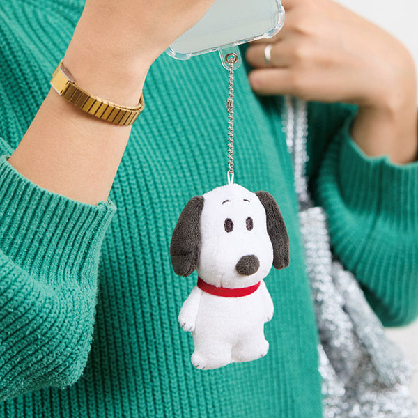 PEANUTS snoopy flat mascot keychain