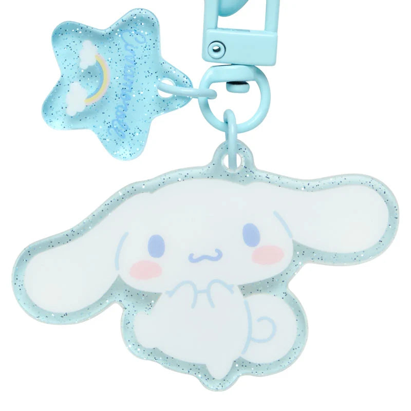 Sanrio key ring hanger with mascot phone charm