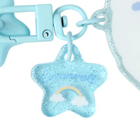 Sanrio key ring hanger with mascot phone charm