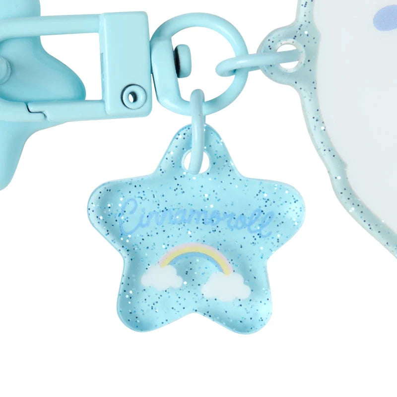 Sanrio key ring hanger with mascot phone charm