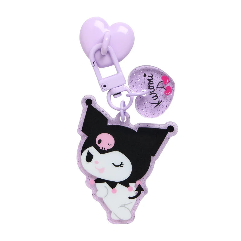 Sanrio key ring hanger with mascot phone charm