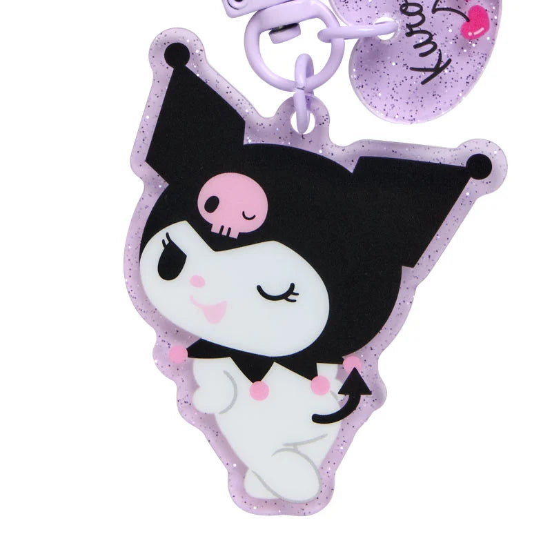 Sanrio key ring hanger with mascot phone charm