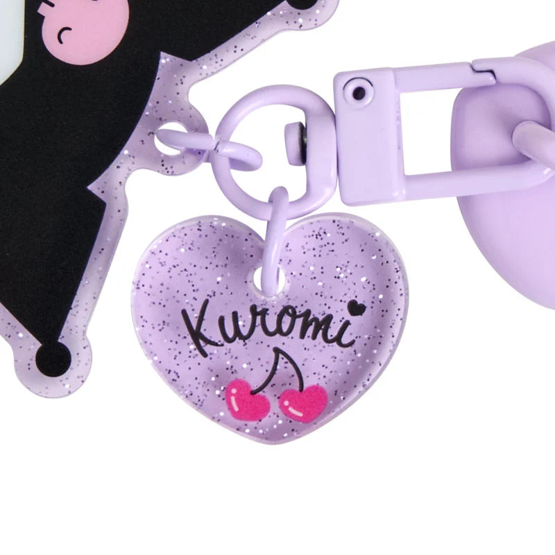 Sanrio key ring hanger with mascot phone charm