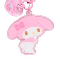 Sanrio key ring hanger with mascot phone charm