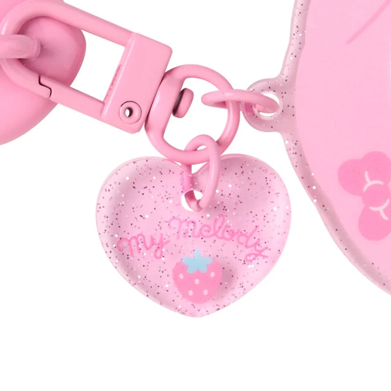 Sanrio key ring hanger with mascot phone charm