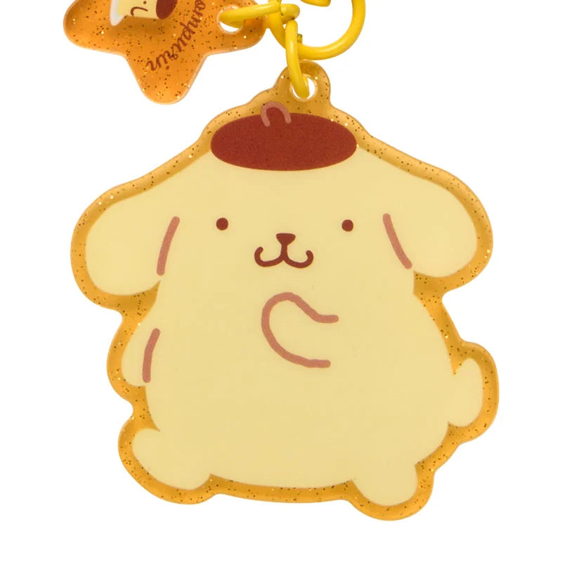 Sanrio key ring hanger with mascot phone charm