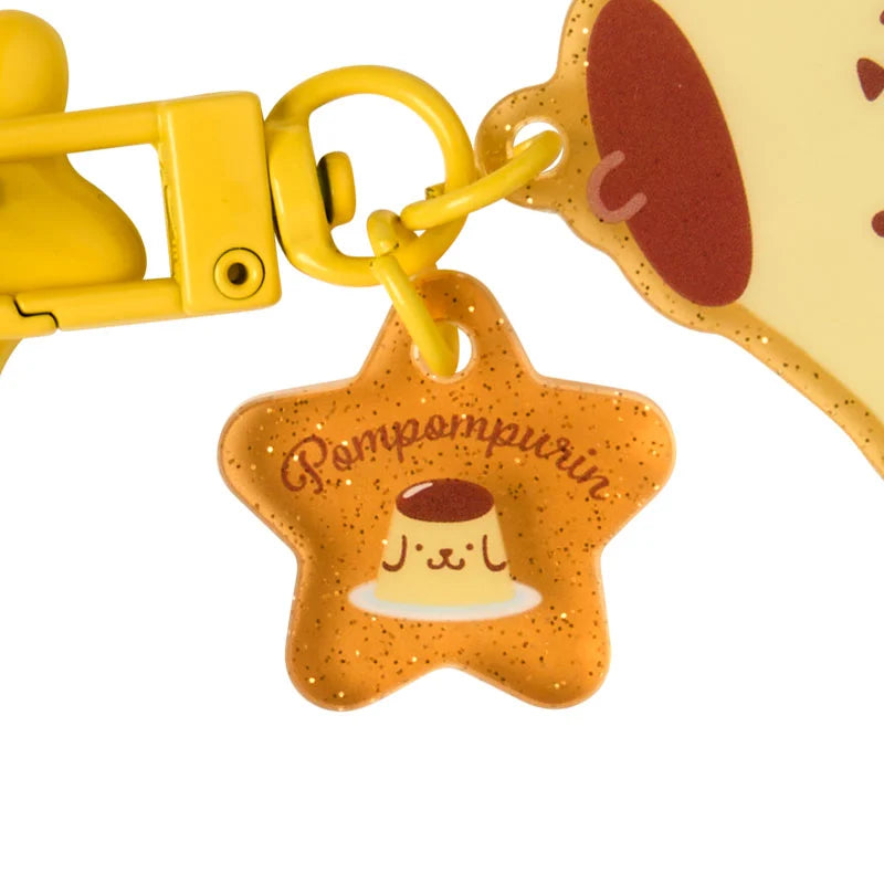 Sanrio key ring hanger with mascot phone charm