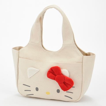 Sanrio characters face tote bags
