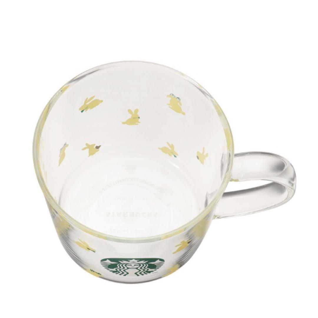 Star Bucks Japan New Year 2023 rabbit glass mug